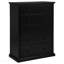 Commode de chambre noire à 6 tiroirs-1704374210