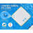 AMERLIFE Inflatable Floating Dock, Non-Slip Air Dock Platform Floating Island Raft with Detachable Ladder and Water Zone for Pool Lake Beach Ocean-113025742-113025744