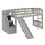 Lit mezzanine avec escalier et glissade-1370043937