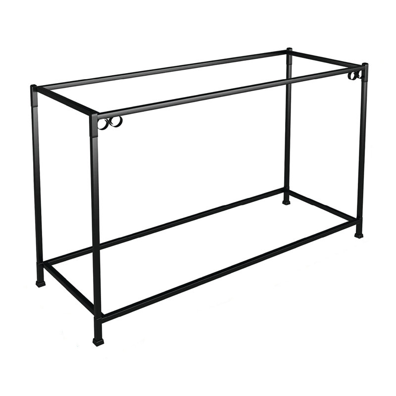 Rectangle Aquarium Stand, Black 50 Gallon
