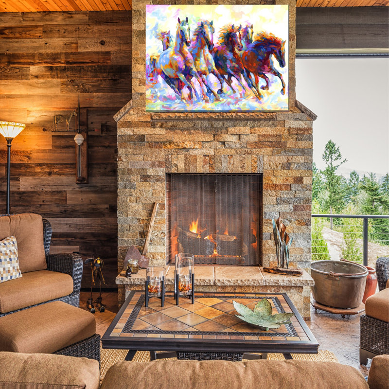 Art sur toile, Wild Wild Horses