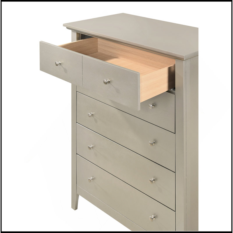 Coffre Glond Furniture Hammond, champagne argenté, Champagne