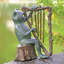 Frog Playing the Harp Garden Statue
