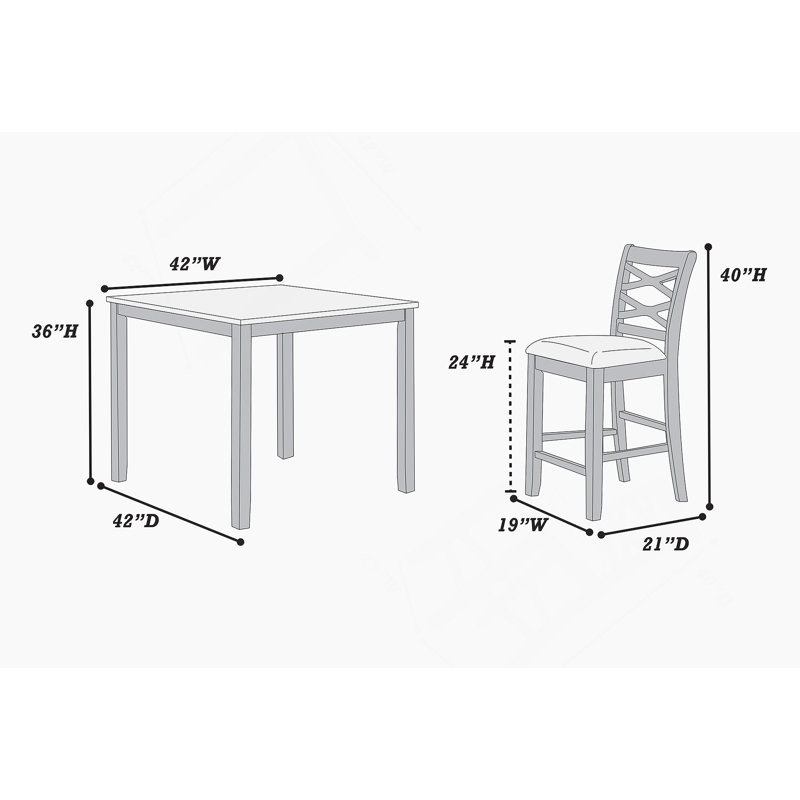 Ensemble de salle à manger 5 pièces à hauteur de comptoir avec finition gris anthracite et chaises rembourrées confortables, parfaits pour les espaces modernes et transitionnels.