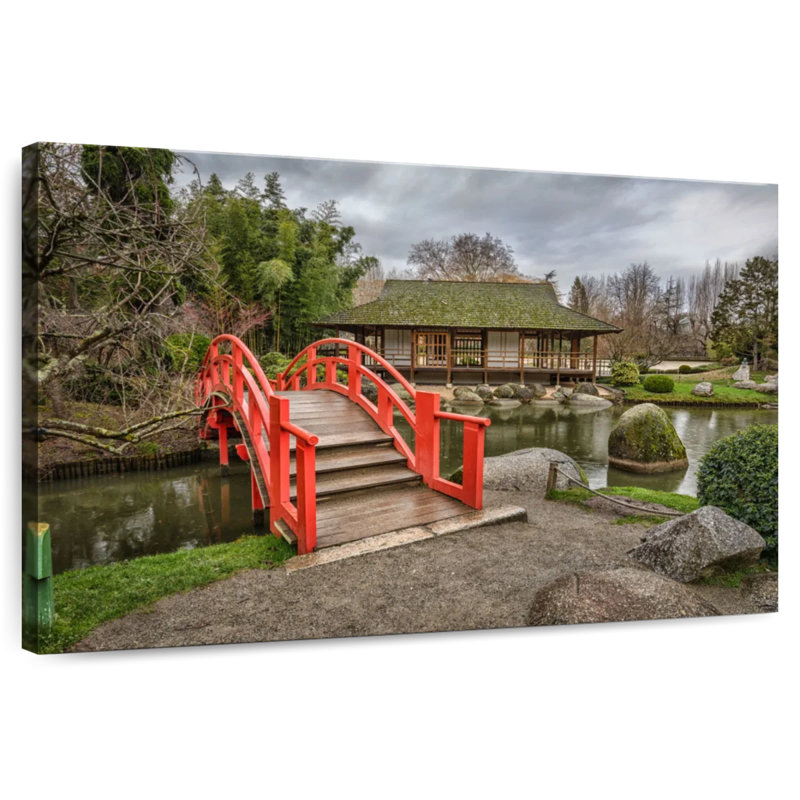 Lilie Bridge In Japanese Park