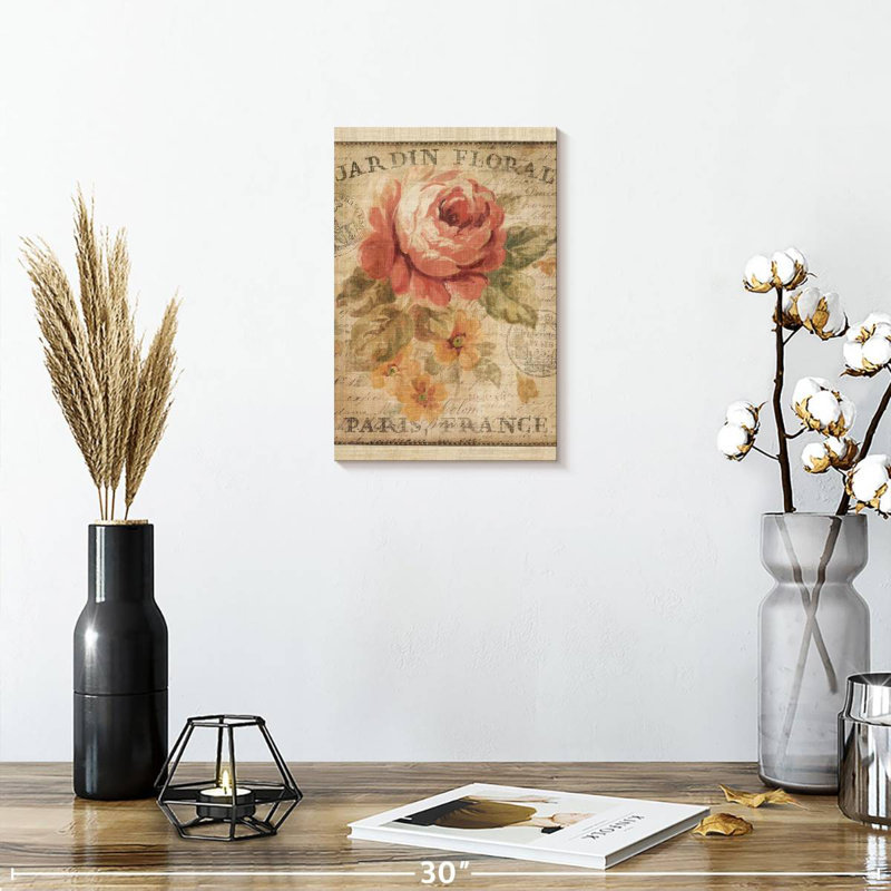 Harnek Parisian Flowers II, H 12 po x l 8 po