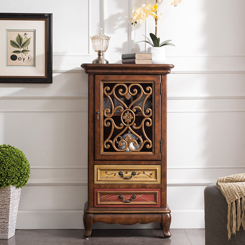 Brown Solid  Wood Display Cases