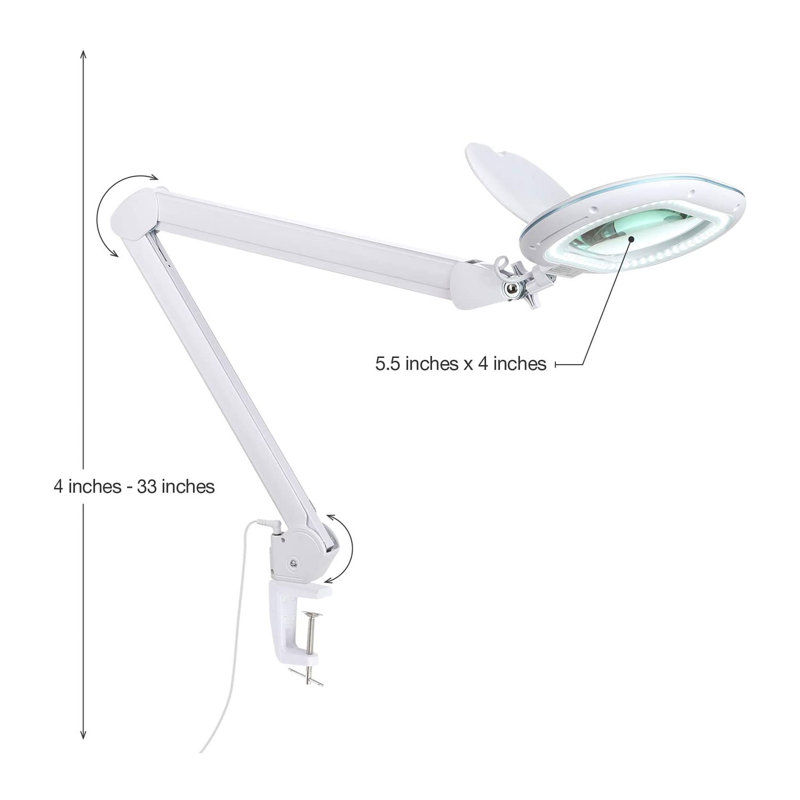 Metal Clip On Lamp