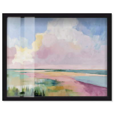 «Pink Sky Estuary», reproduction côtière par Art Remedy