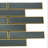 Athena Black 2" x 6" Matte Glass Mosaic Wall Tile-55594933
