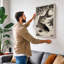 Carp in Motion Japandi - Wrapped Canvas-1028612156-1028612157