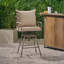 Tabouret de bar pivotant à hauteur ajustable-1280801498