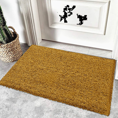Solid Colour Shag Area Rug