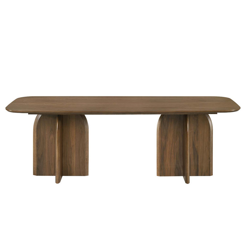 Rectangular Dining Table, Dark Walnut
