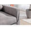 Fauteuil gris capitonné Tadcaster-723567847