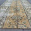 Tapis de couloir turc unique avec motif floral complexe