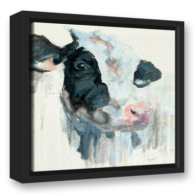 " Curious Painted Dairy Cow "