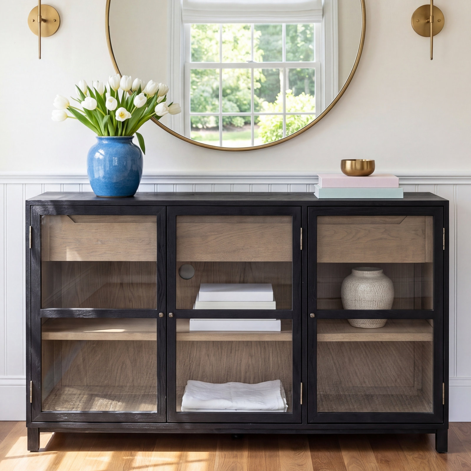 Waverly Hall Oak Sideboard