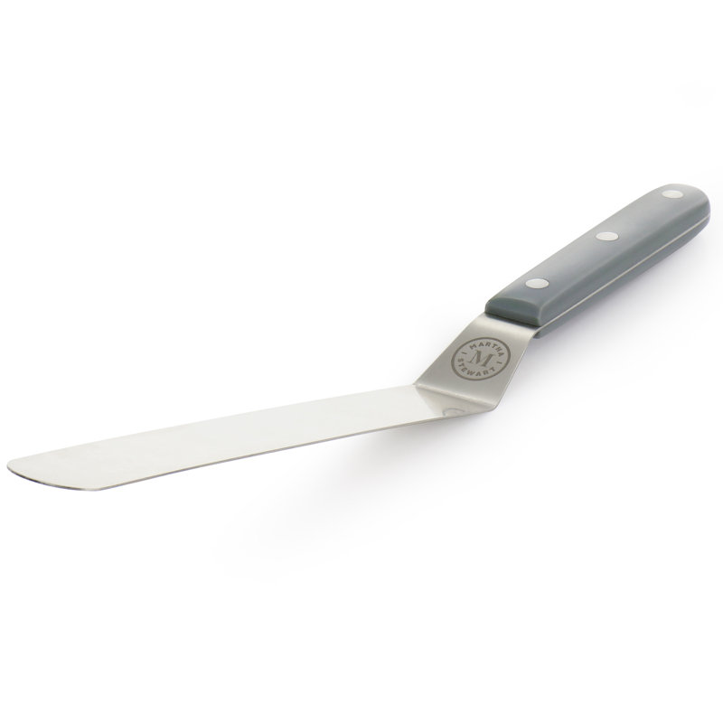 Épandeur décalé gris acier inoxydable Martha Stewart