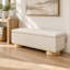Faux Fur Upholstered Storage Bench-1477825064