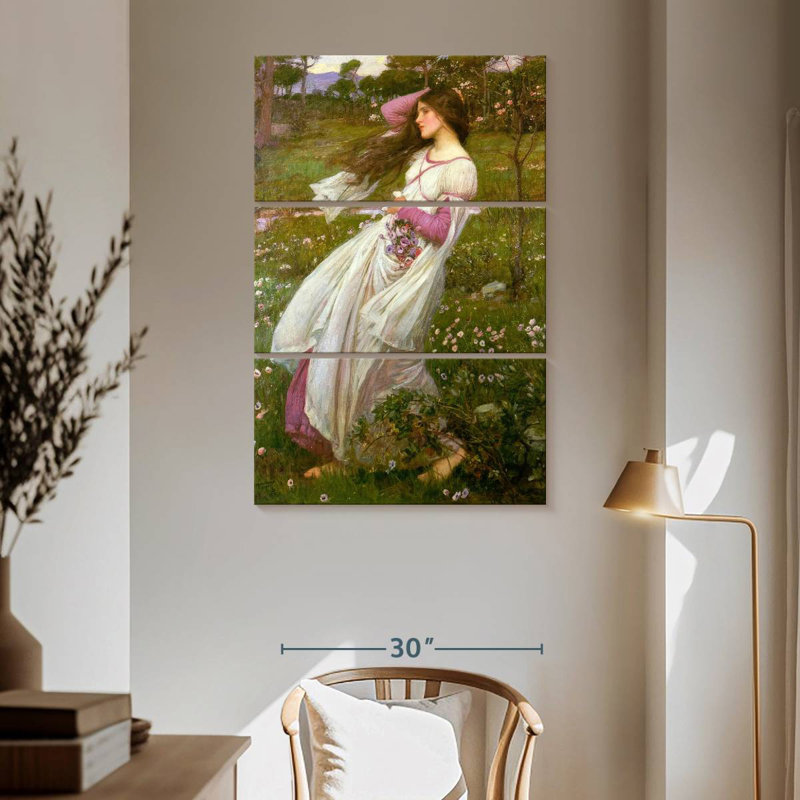 Leisha Windflowers, 65" H x 42" W