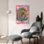  «Grandfather Horloge» par Dean Russo, art mural en verre acrylique, 24 po x 36 po-1728185037