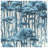 Blue Misty Forest Quilted Bedspread -126078696
