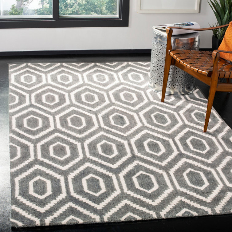 Forsberg Hand Tufted Wool Geometric Rug