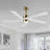 Athanafis Ceiling Fan with LED Lights