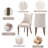 Modern Linen Fabric Kitchen Side Chair,  Dining Chair（Set Of 2）-907506182-907506180