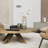 Retro American Solid Wood Round Coffee Table-103446831