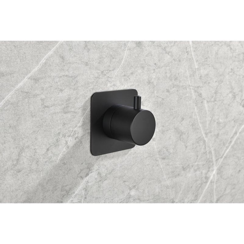 Poignée de contrôle de volume et de débit 3/4 po - Valve de douche réglable en laiton