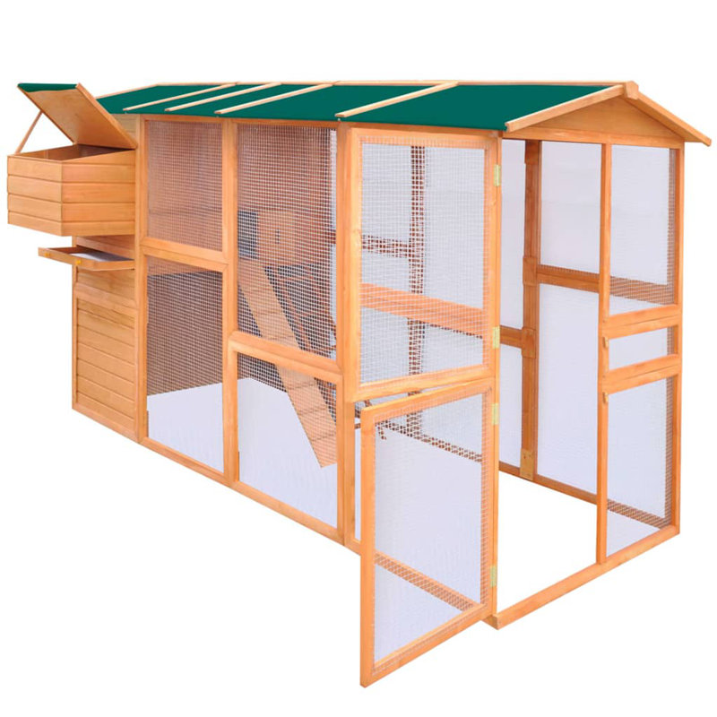 Fran 51.76m² Chicken Coop with Chicken Run