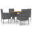 Rectangular 4 - Person Dining Set-155656041-155656046