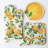 Orange Blossom Oven Mitt Set