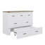 Armoire lit escamotable Murphy avec station de charge, lit pliant multifonctionnel avec 1 grand tiroir de rangement-264114950