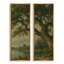 «Old Oak Tree Riverside Landscape», ensemble de 2 reproductions d'art encadrées sur toile 60 po x 20 po x 2 pièces-1603054724-1603054727