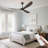 Parzy 72" Solid Wood 3-Blade Ceiling Fan no Lights With Remote Control-1896700660