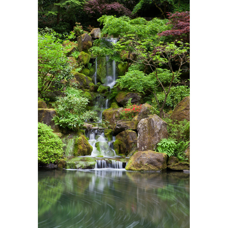 Phillipa " Cascading Waterfall " by Tomasrebro, 36" H x 24" W  