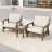 Bevelyn Outdoor Three Pieces Chair Set With Cushions And Side Table-110028715