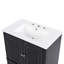 Meuble-lavabo 30 po avec lavabo style rétro-106646947