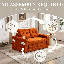 Canapé-lit double escamotable - Mousse moulée par compression, coussins inclus-126552650
