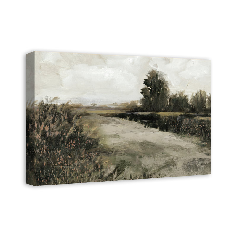 Impression sur toile antique Moody Landscape, H 16 po x l 24 po