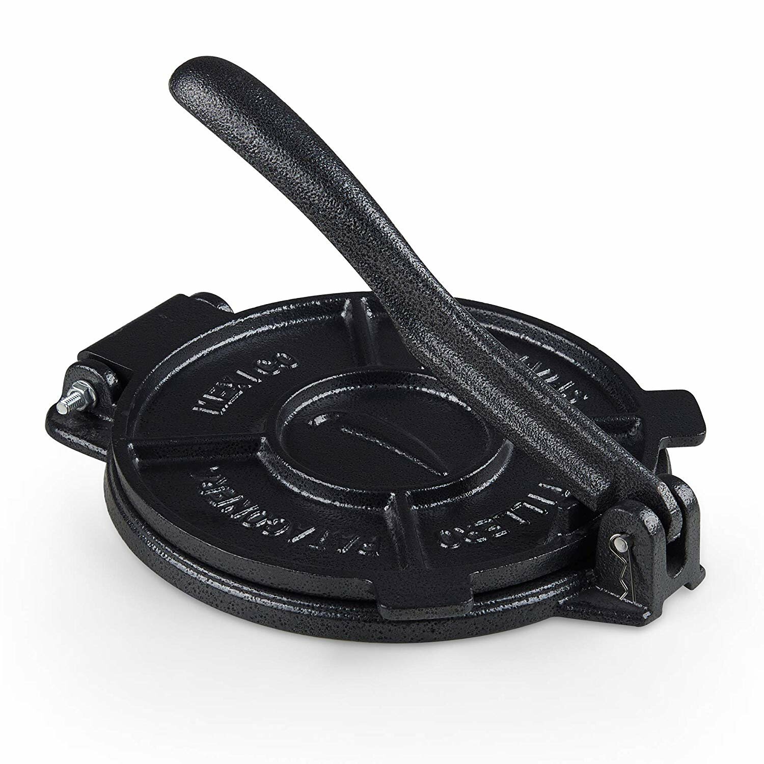 ARC Tortilla Maker 8 inch Taco Press Black Gray, Cast Iron Ergonomic  Handle, Thicker and Durable Base