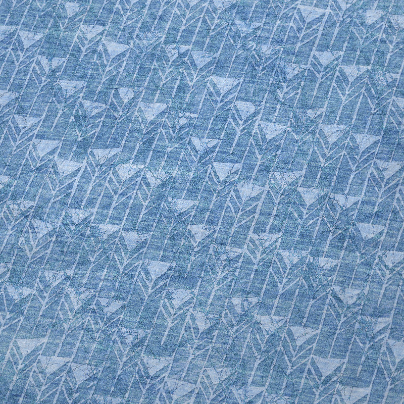 Jeté en sherpa Addison, Bleu géométrique