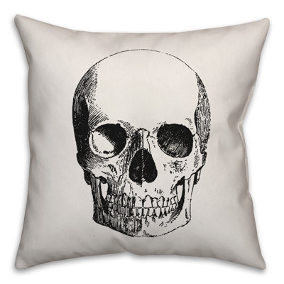  Housse de coussin Skull