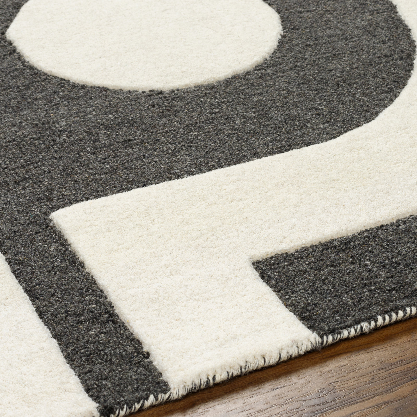Rino Wool Rug, Rectangle 2' x 3'