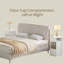 25cm W Manufactured Wood Bedside Table