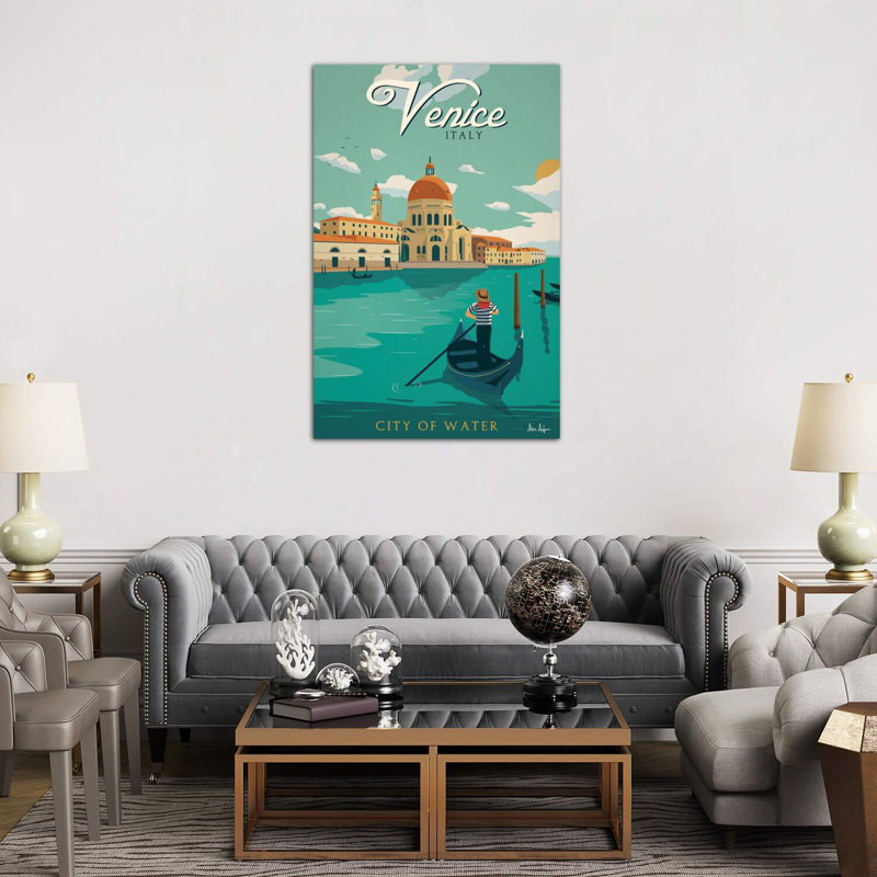 Venice - Wrapped Canvas Print, 152.4cm H x 101.6cm W x 3.81cm D