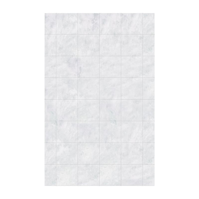62'' W 0.25'' D 96'' H Glue Up Solid Surface Wall, Ice